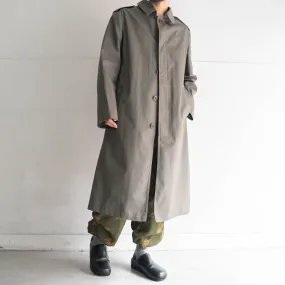 2000s Spanish military khaki color balmacaan coat 'dead stock'