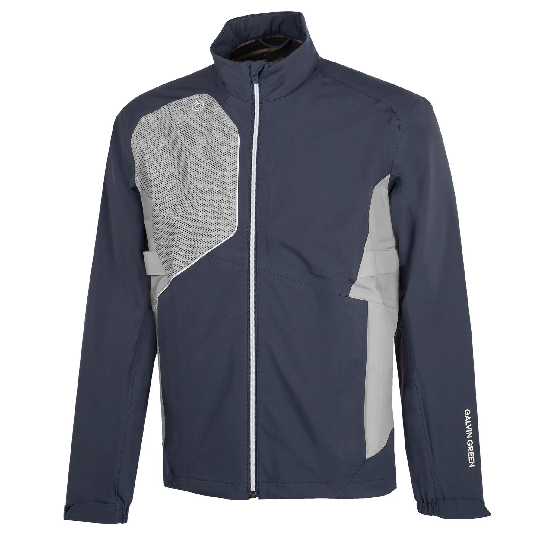 Ames PERTEX Waterproof Jacket Navy/Cool Grey - AW24