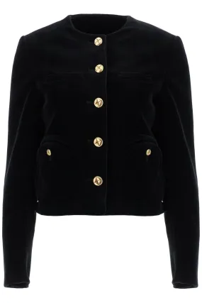 BLAZE MILANO cotton velvet bolero jacket in