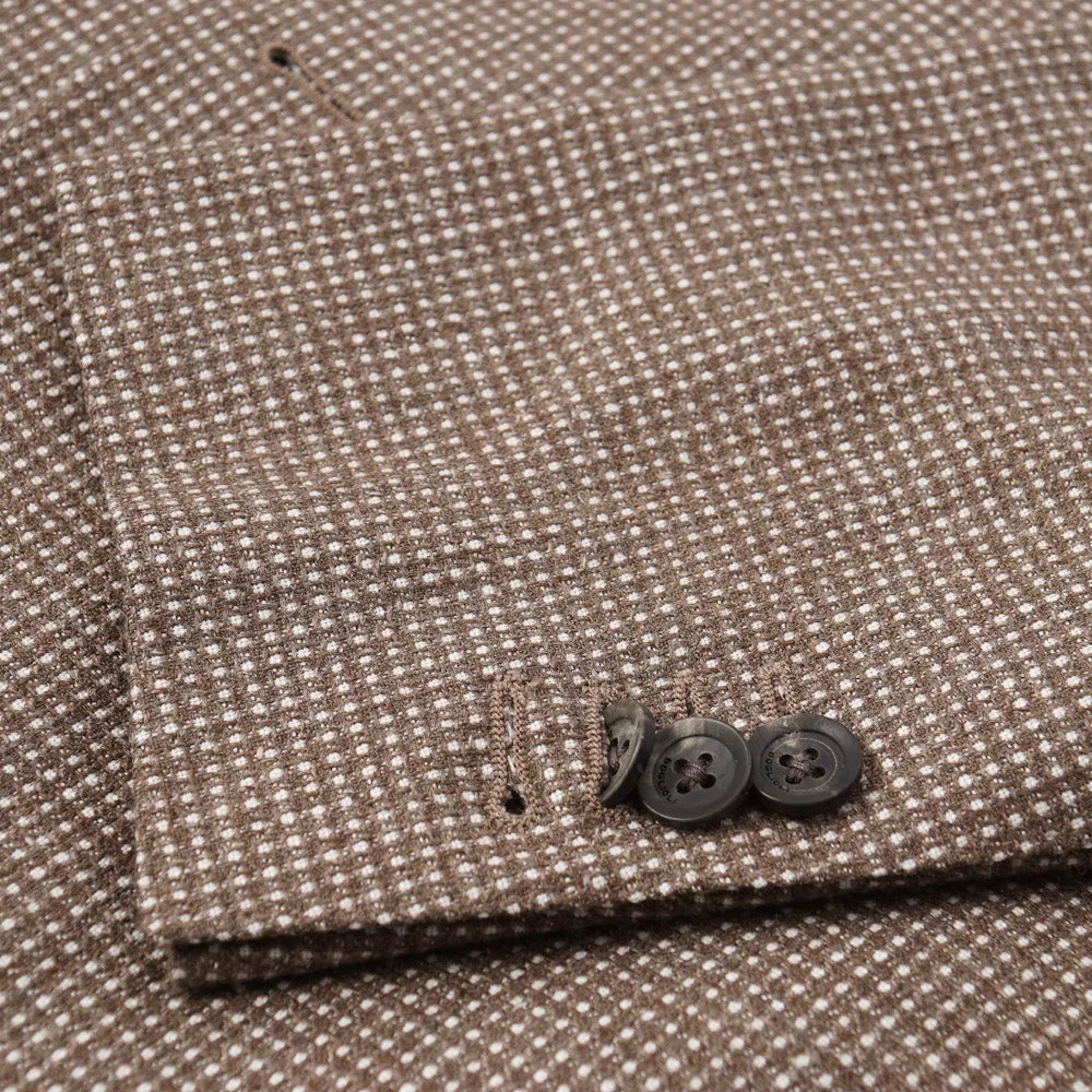 Boglioli Woven Birdseye Silk-Linen-Wool Sport Coat