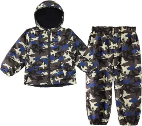 Boys Airoplane Rain Jacket and Pants