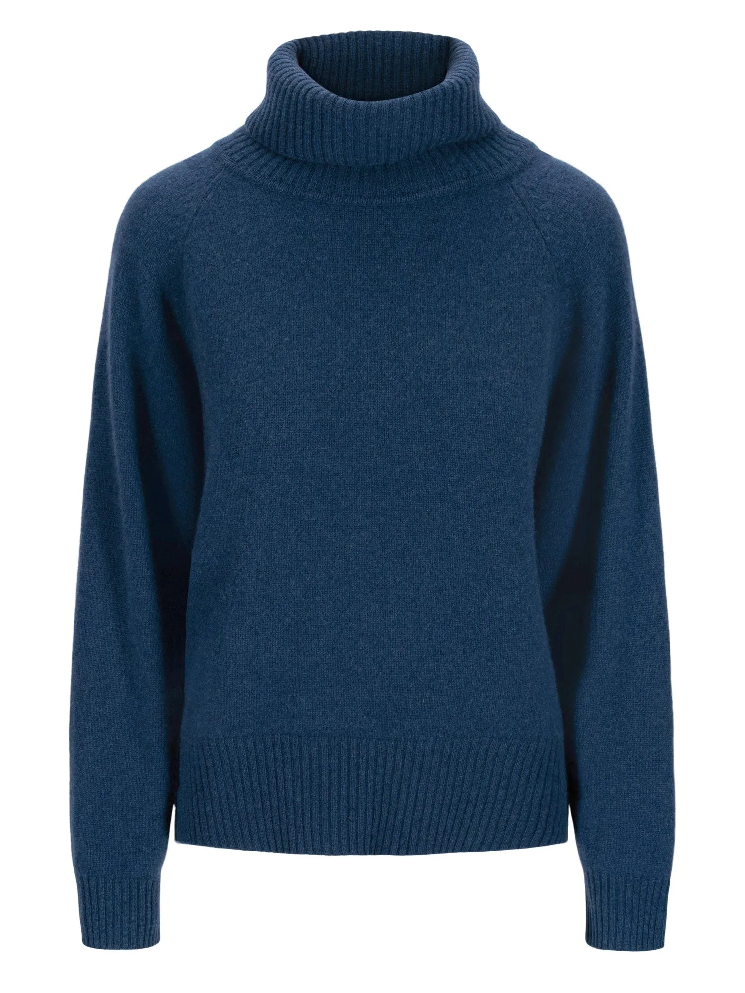 Cashmere sweater "Milano" - mountain blue