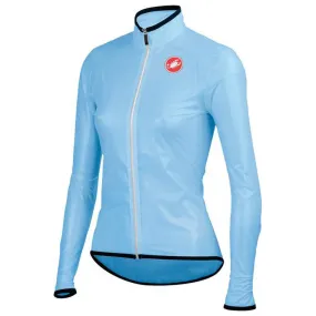 Castelli Womens Sottile Jacket - Aqua Blue