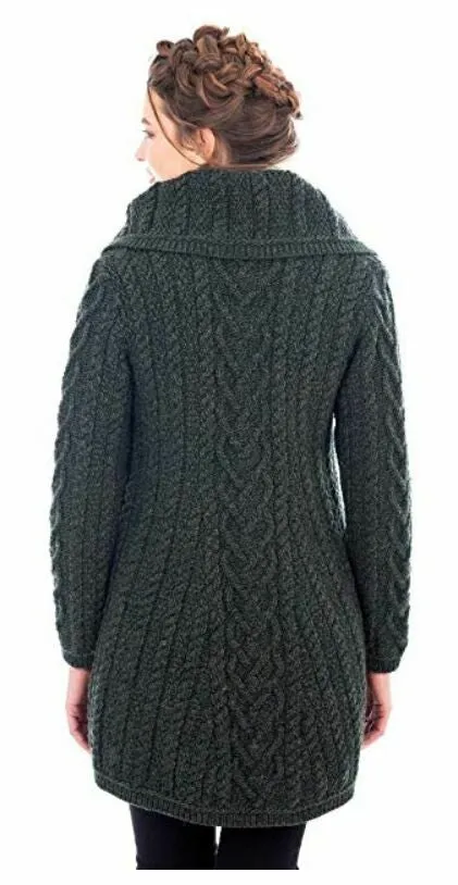 Classic Aran Cable Coat