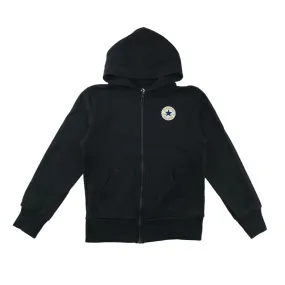 Converse hoodie 8-10 years black hooded sweater with full zipper