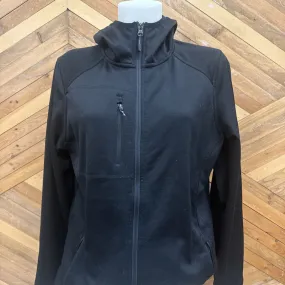 DryFrame - Women's Hooded Softshell Jacket: Black-women-XL