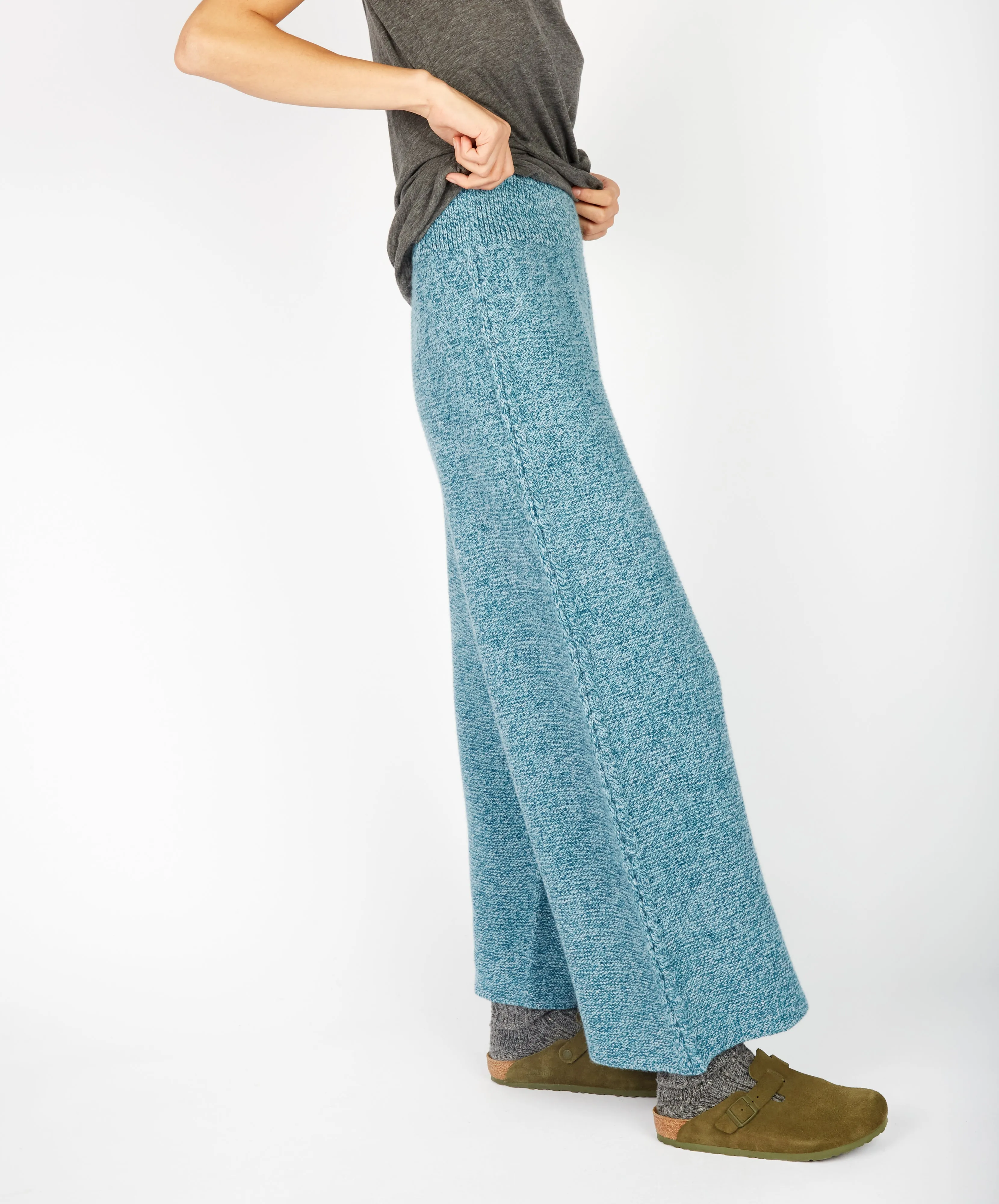 Irish - Kestrel Cropped Trousers - Larimar