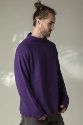 NEW Eribé Corry Raglan Sweater  - Aubergine