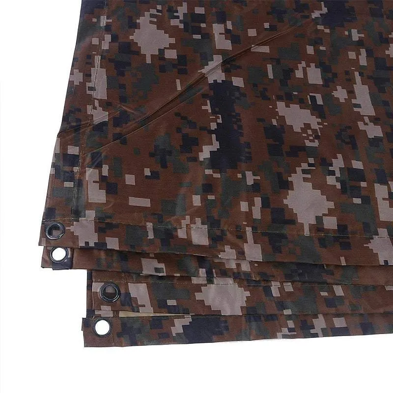 SA-RC1 Military Style Hooded Rain Poncho & Multi-Purpose Waterproof Shelter / Tent / Picnic Mat